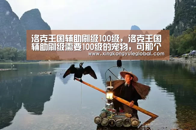 洛克王国辅助刷级100级，洛克王国辅助刷级需要100级的宠物